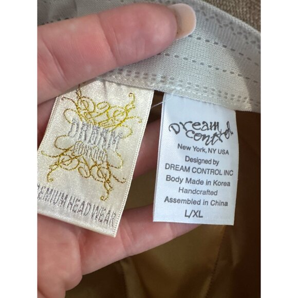 Vtg Dream Control Premium Headwear Womens Hat Black Distressed Boho FairyGrunge - Picture 4 of 7